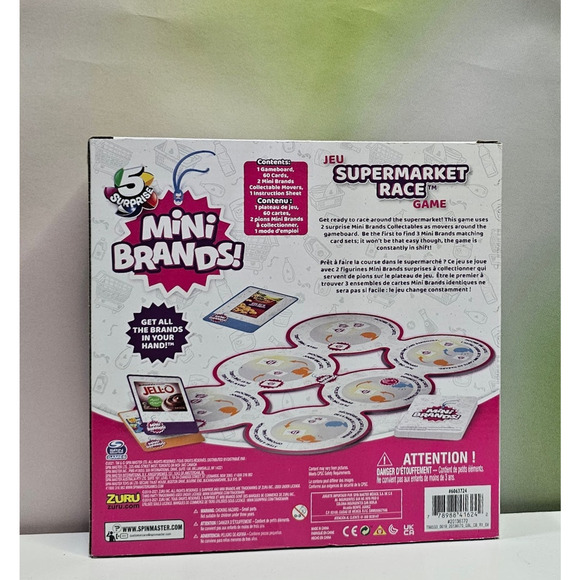 Surprise Mini Brands Supermarket Race Board Game NWT - Picture 6 of 6